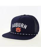Legacy Auburn AU Front 9 Navy Mesh Back Rope Hat