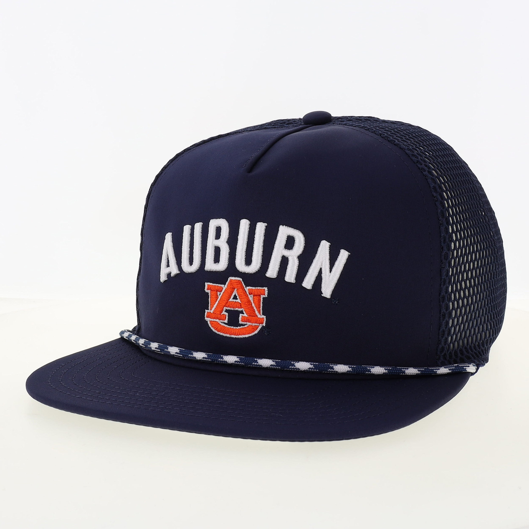 ほぼ新品！AUBERGE FASLANE ４０ Legacy Auburn AU Front 9 Navy Mesh Back Rope Hat - J&M Bookstore