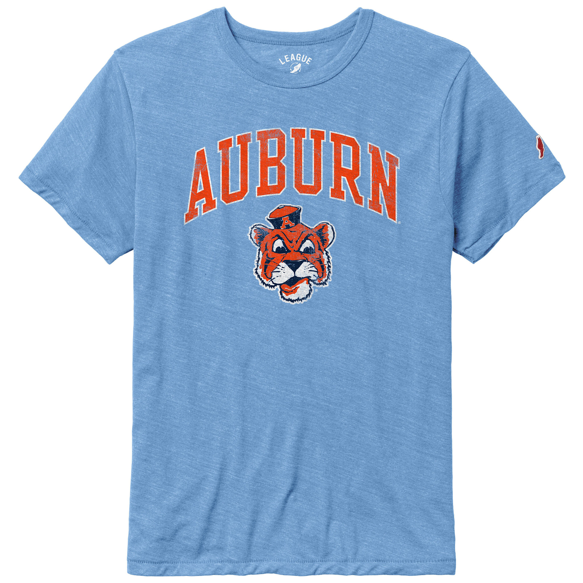 Arch Auburn Vintage Aubie Triblend T-Shirt, image size:2048x2048