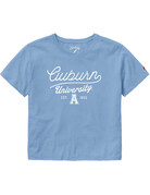 League Collegiate Wear Womens Auburn University Throwback A Crop T-Shirt