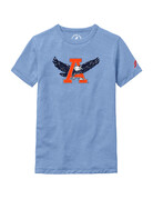 League Collegiate Wear Eagle Thru A Youth T-Shirt