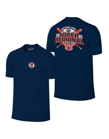 Retro Brand 2025 Auburn Baseball Super Regional T-Shirt