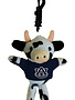 Mascot Factory Mini Cow With T-Shirt Keychain