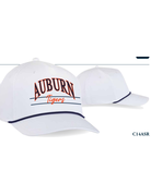 Ahead Arch Auburn Tigers Double Bar White Rope Hat