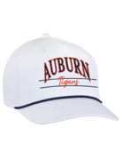 Ahead Arch Auburn Tigers Double Bar White Rope Hat