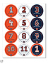 Jardine Associates Auburn Baby Milestone Stickers