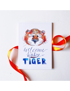 Art by LJD Baby Tiger Milestone Cards