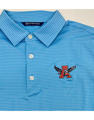 Cutter & Buck Eagle Thru A Fine Line Stripe Polo