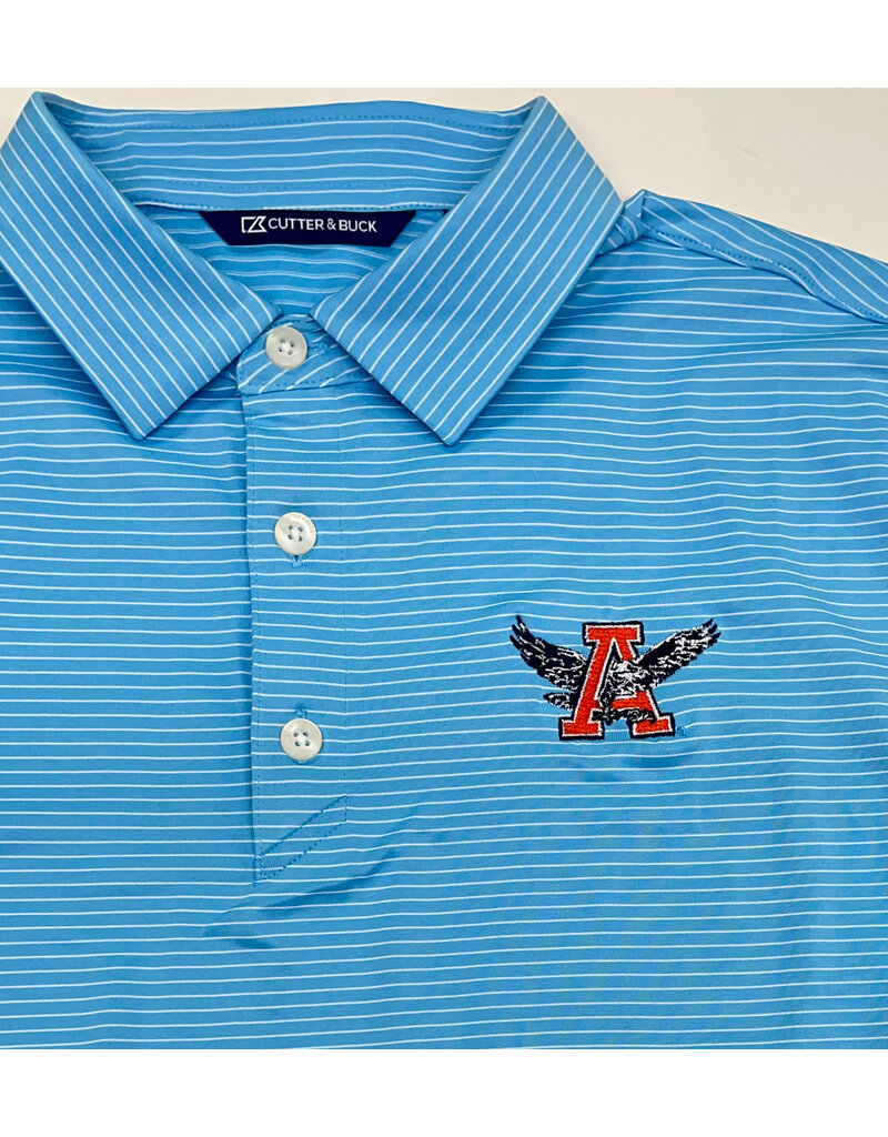 Cutter & Buck Eagle Thru A Fine Line Stripe Polo