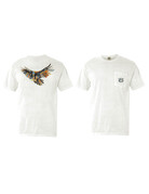 Art by LJD Watercolor Golden Eagle Back Print T-Shirt