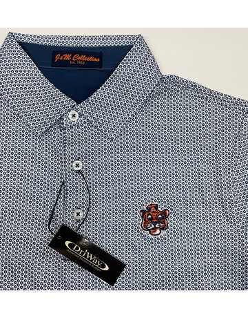 Divots Vintage Aubie Triangle Circle Polo