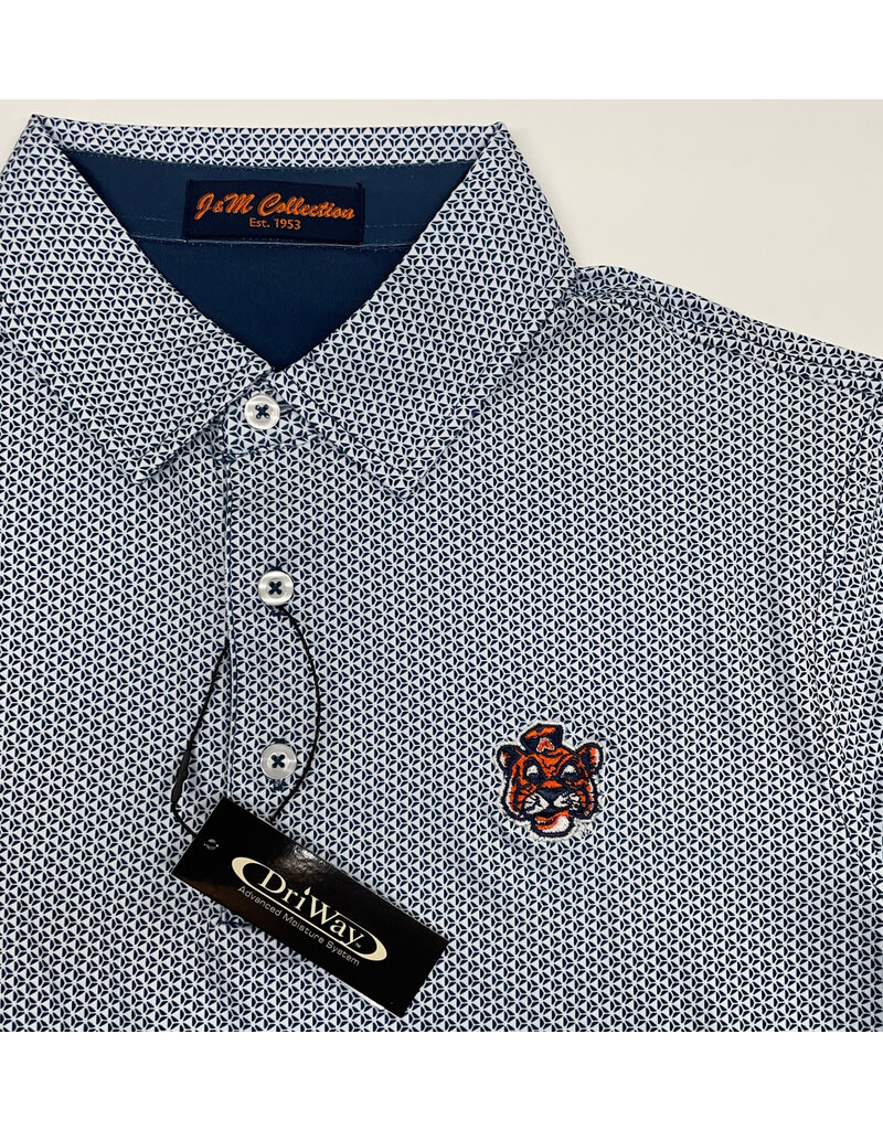 Divots Vintage Aubie Triangle Circle Polo
