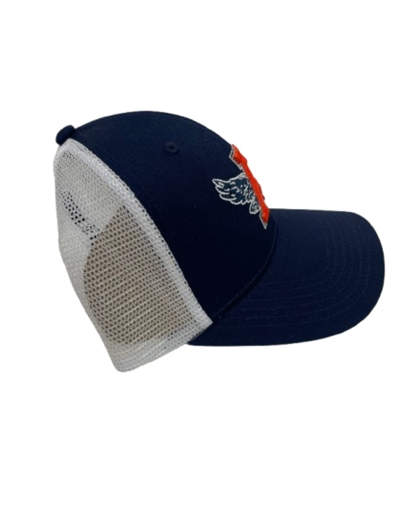 Retro Brand Navy Eagle Thru A Mesh Hat