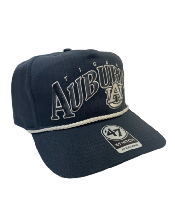 47 Brand Tigers Auburn Wave AU Vintage Navy Rope Hat