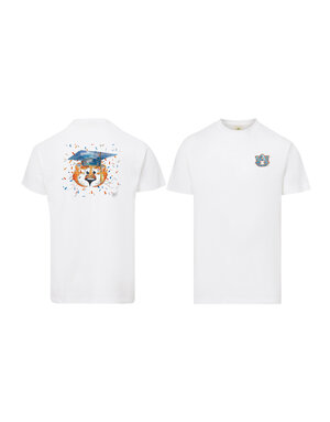 MV Sport Graduation  Aubie Head Watercolor T-Shirt