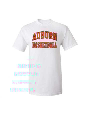 MV Sport Auburn Basketball Retro T-Shirt