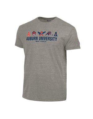 Champion Vault Logos over Auburn University over War Eagle  Triblend T-Shirt