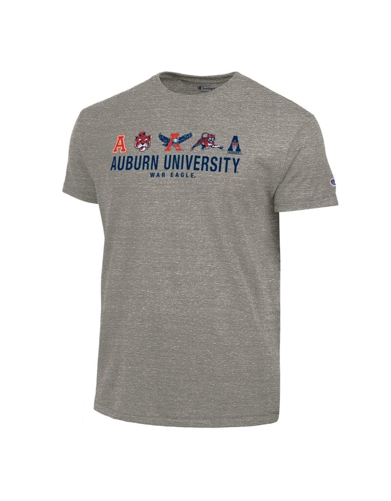 Champion Vault Logos over Auburn University over War Eagle  Triblend T-Shirt