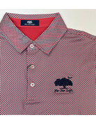 Divots War Fam Eagle Square Link Polo