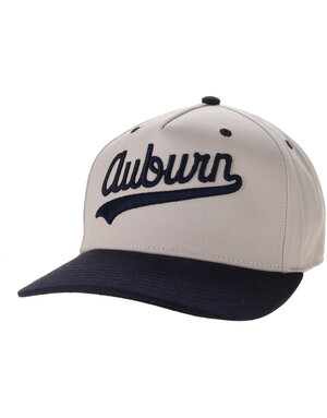 Legacy Script Auburn Two Tone Navy/Khaki Hat