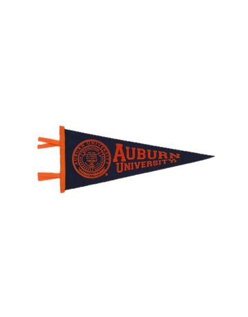 Collegiate-Pacific Auburn University Seal 7 x 18 Pennant