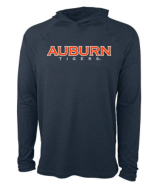Charles River Auburn Tigers Lightweight Tech Hood