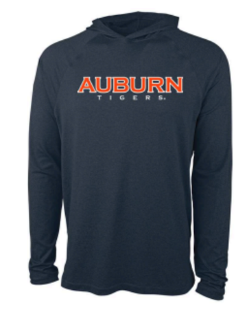 Charles River Auburn Tigers Lightweight Tech Hood