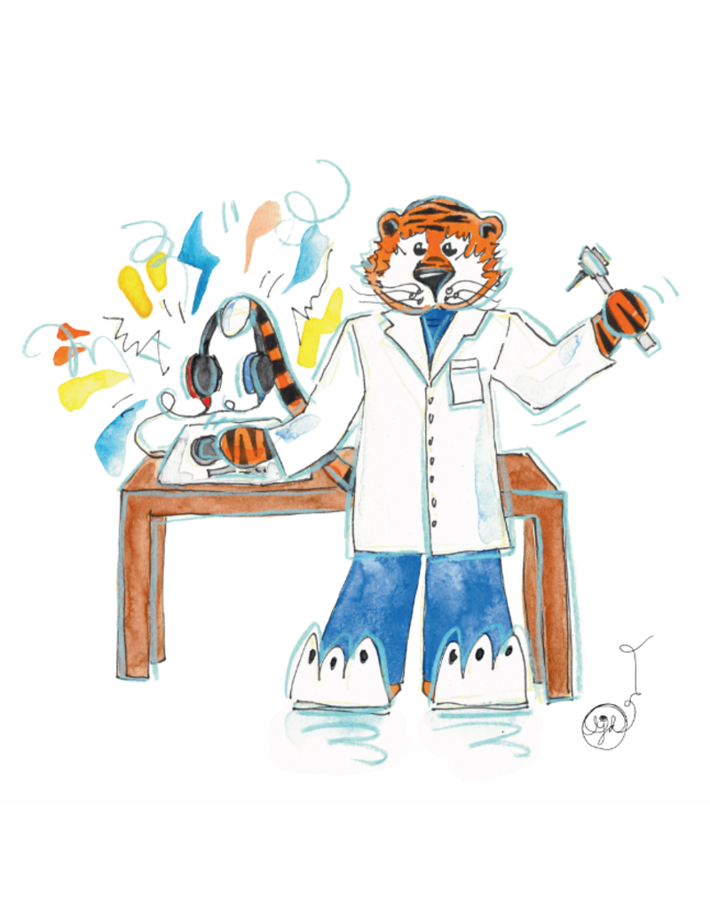 Art by LJD Audiologist Aubie