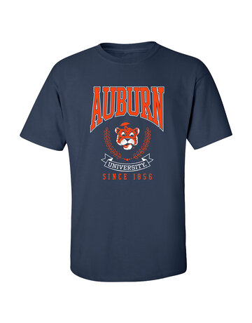 MV Sport Arch Auburn Aubie Laurel T-Shirt