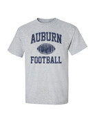 MV Sport Arch Auburn Navy Football T-Shirt