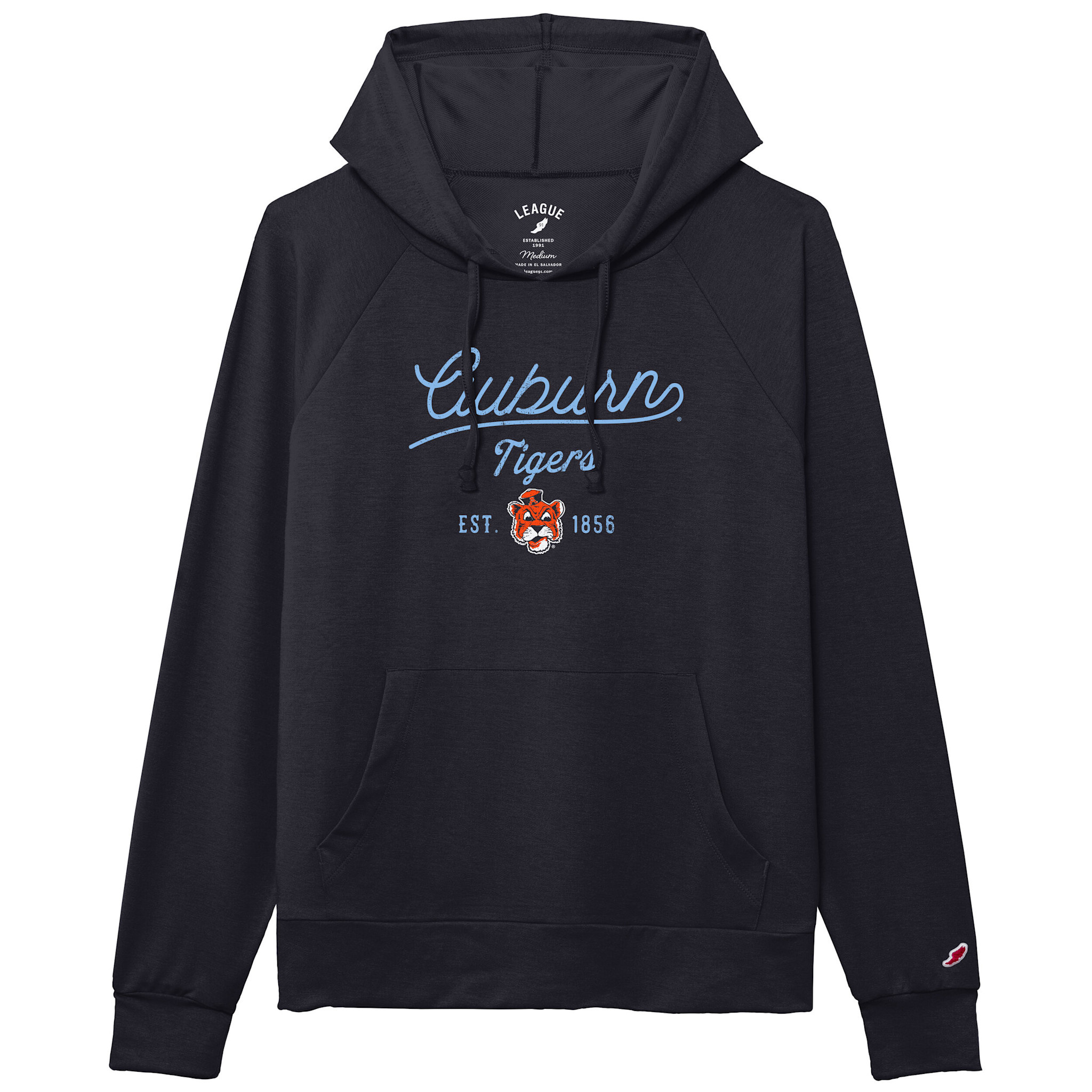 League Collegiate Wear Ladies Script Auburn 1856 Aubie Lightweight Hood ...