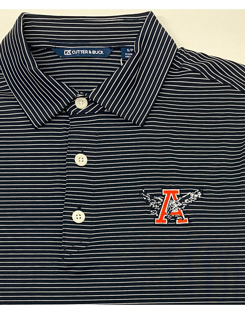 Cutter & Buck Eagle Thru A Fine Line Stripe Polo