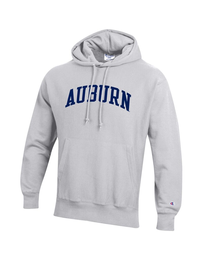 Champion Arch Auburn in Navy Reverse Weave Hood