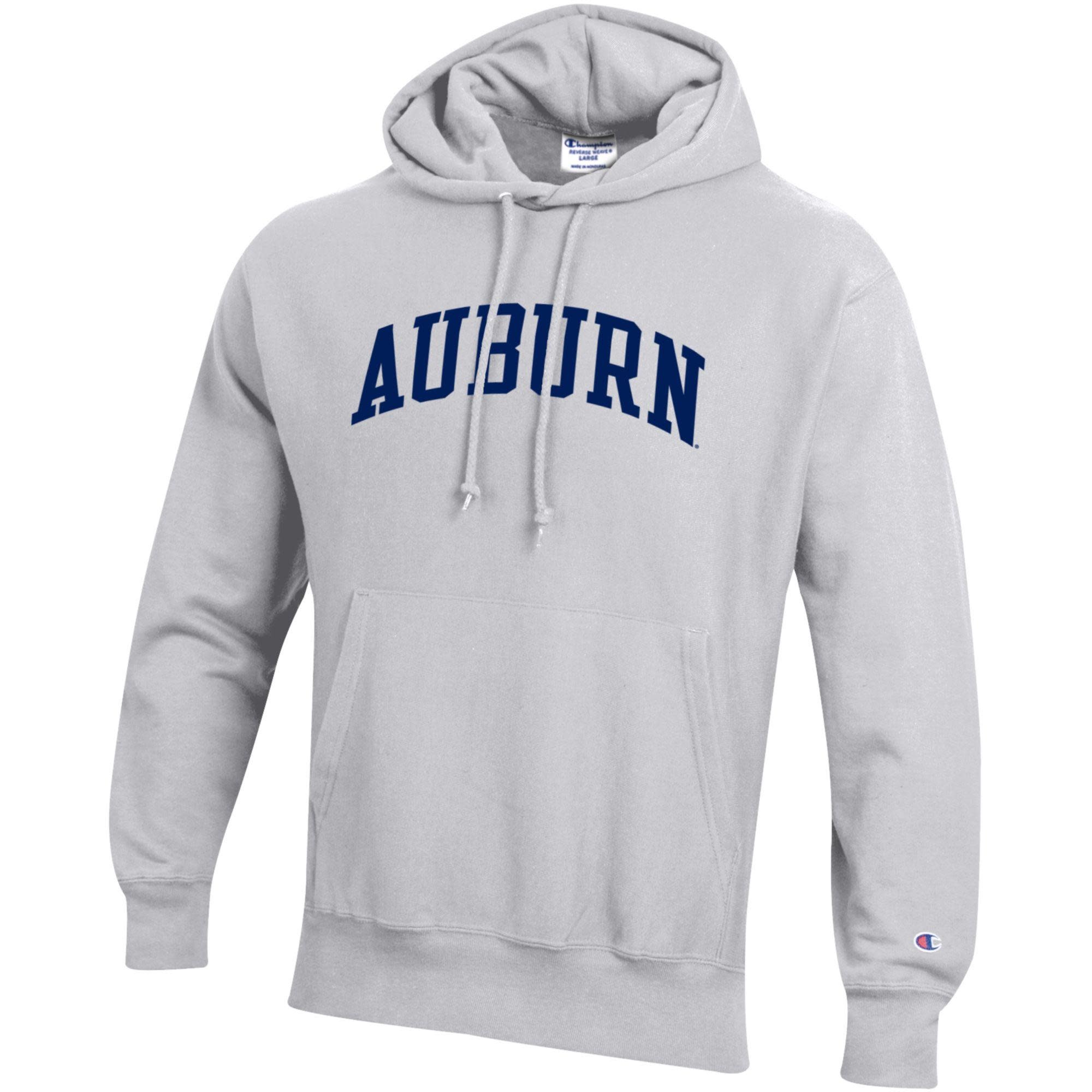 Champion NAVY パーカー グレー Men's Champion Heather Gray Navy Midshipmen Team Arch Reverse