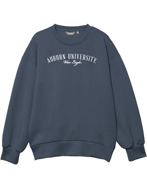 League Collegiate Wear Ladies Monterey Arch Auburn University Script War Eagle Crew