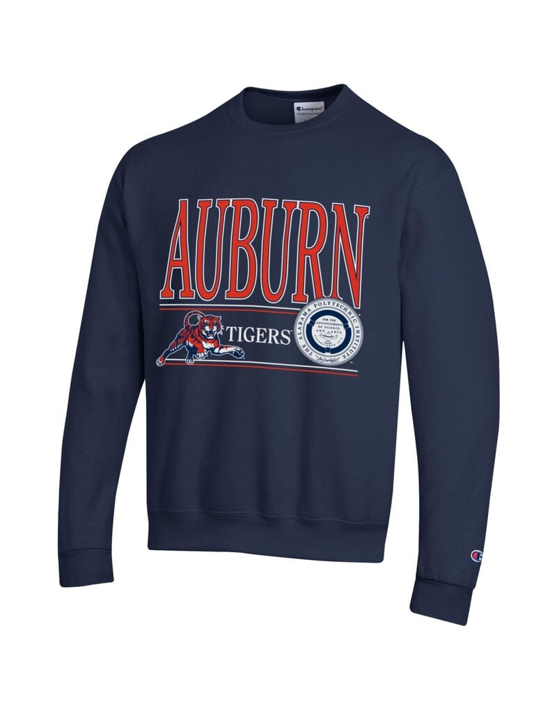 Champion Vintage Auburn Leaping Tiger Seal Crew