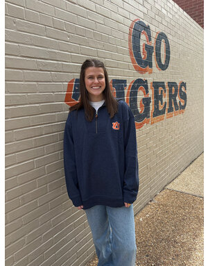 Pressbox Womens AU 1/4 Zip Fleece Pullover