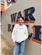 Pressbox Ladies Auburn Tigers Quilted Sweater