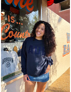 Champion Felt Navy AUB Crew