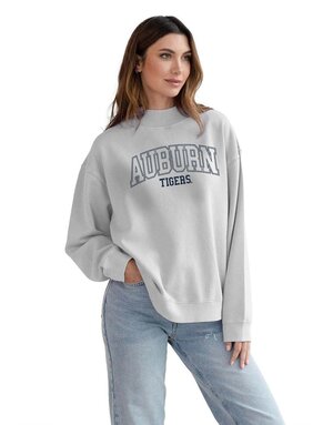Chicka-D Ladies Auburn Tigers Mock-Neck Sweater