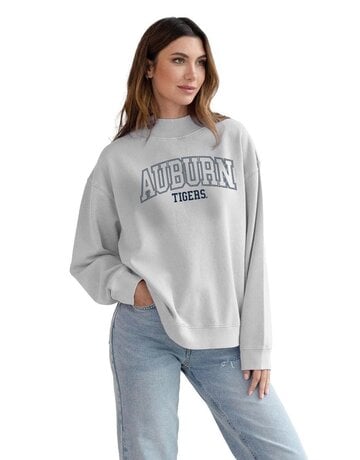Chicka-D Ladies Auburn Tigers Mock-Neck Sweater