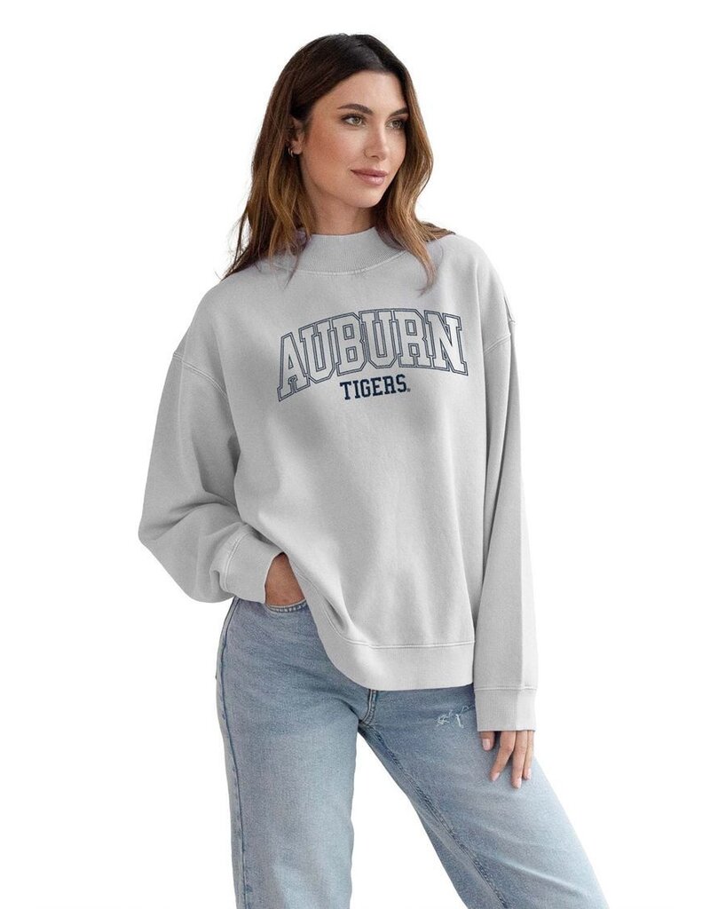 Chicka-D Ladies Auburn Tigers Mock-Neck Sweater
