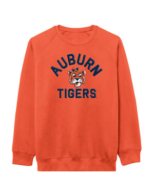 League Collegiate Wear Arch Auburn Vintage Aubie Tigers Embroidered Crew