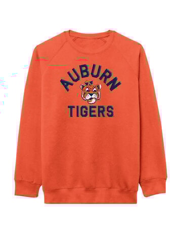 League Collegiate Wear Arch Auburn Vintage Aubie Tigers Embroidered Crew