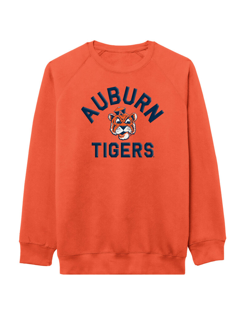 League Collegiate Wear Arch Auburn Vintage Aubie Tigers Embroidered Crew