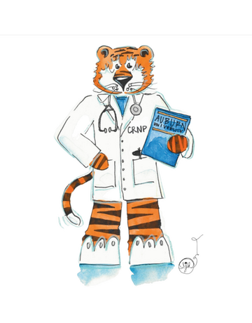 Art by LJD Nurse Practitioner Aubie