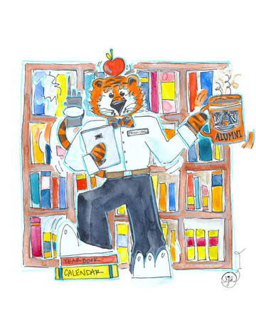 Art by LJD Principal Aubie