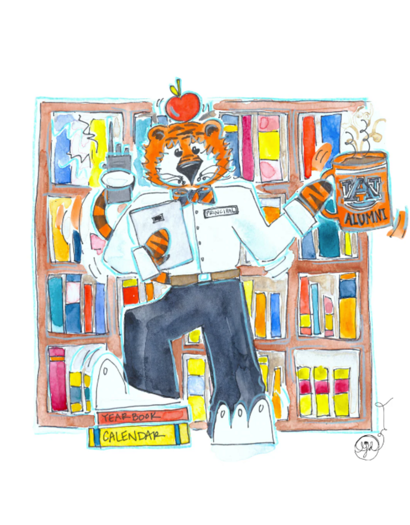 Art by LJD Principal Aubie