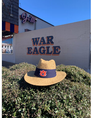 Logofit AU Straw Hat with Navy Band
