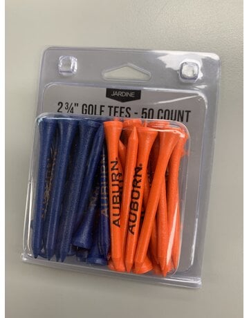 Jardine Associates Navy/Orange Golf Tees-Pack of 50
